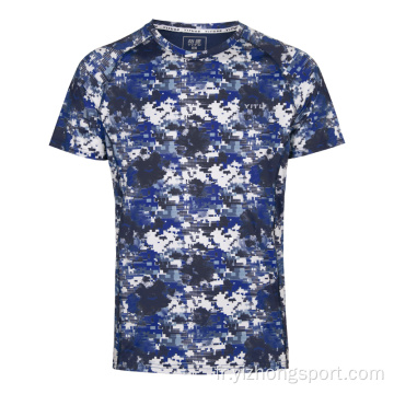 Mosaïque de t-shirt coupe sèche évacuant l&#39;humidité